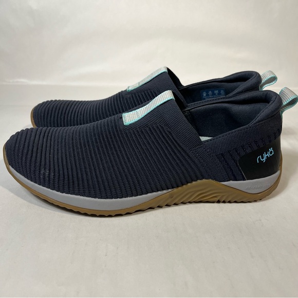 Ryka Women's Echo Knit Slip On Sneakers Navy Blue 9 - Picture 5 of 10